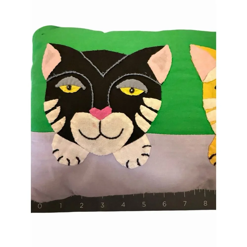 Handmade eclectic cat